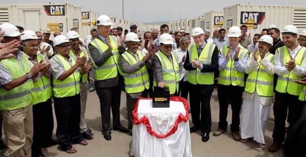 Le Gouverneur d'Aden inaugure une centrale avec Altaaqa Global et PEC