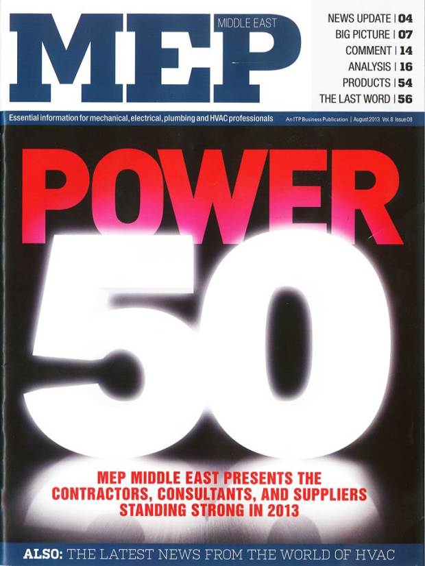 MEP Middle East Magazine Top 50 Power List